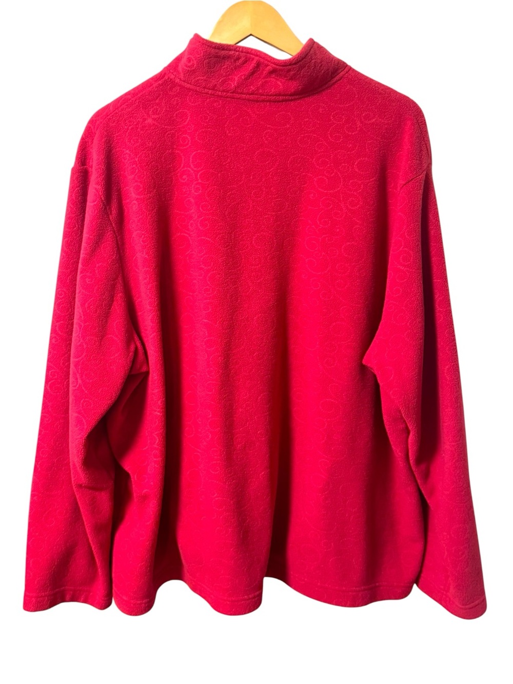 George Full Zip Fleece Jacket Women’s 4XL Fuchsia Pink Lightweight Fall Spring - Picture 2 of 5